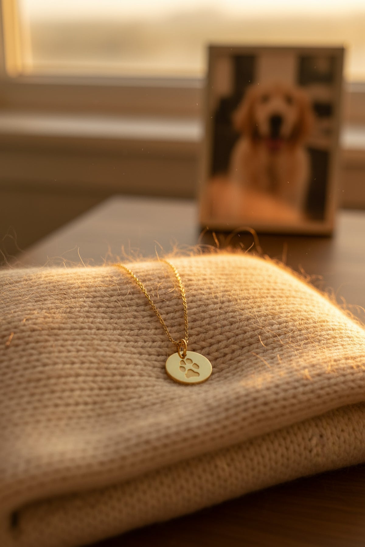 Double-Sided Custom Paw Necklace