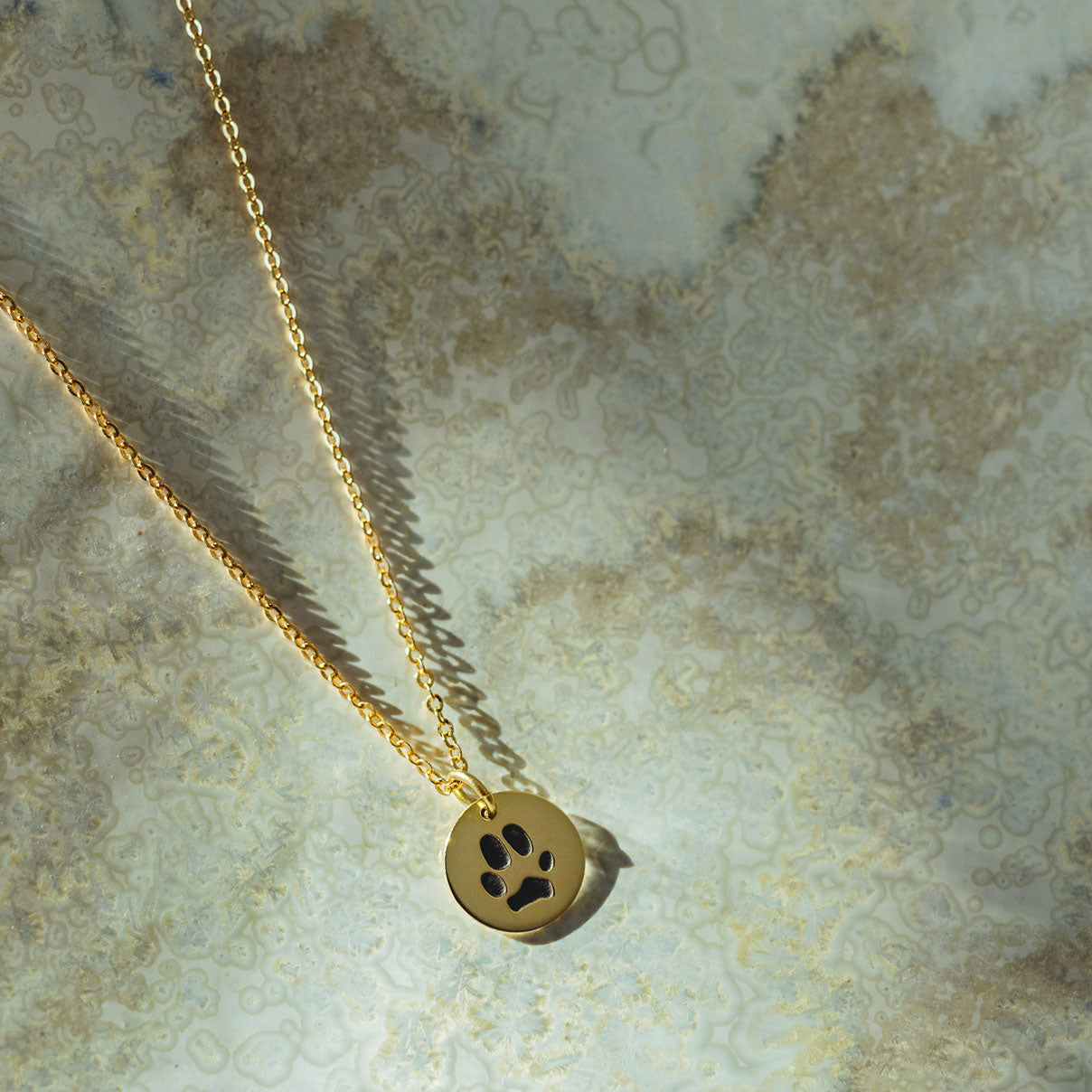 Double-Sided Custom Paw Necklace