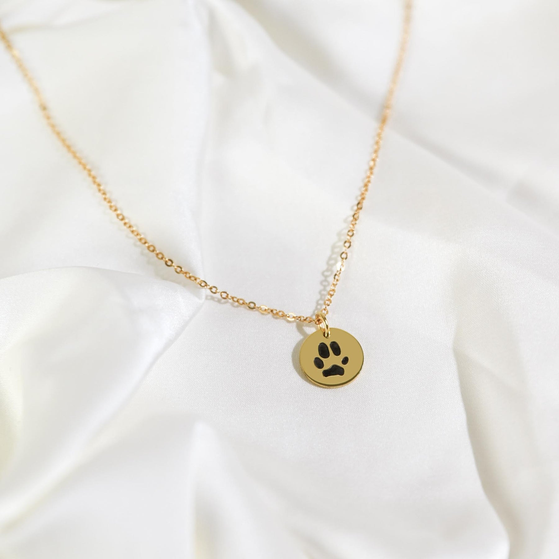 Double-Sided Custom Paw Necklace