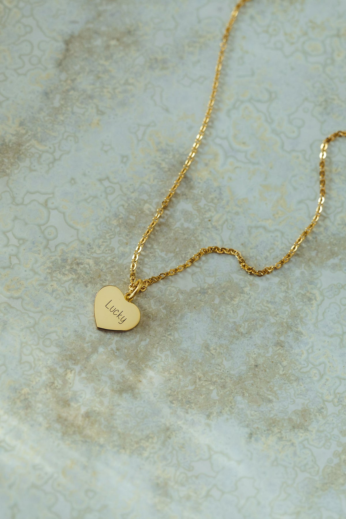 Double-Sided Custom Paw Heart Necklace