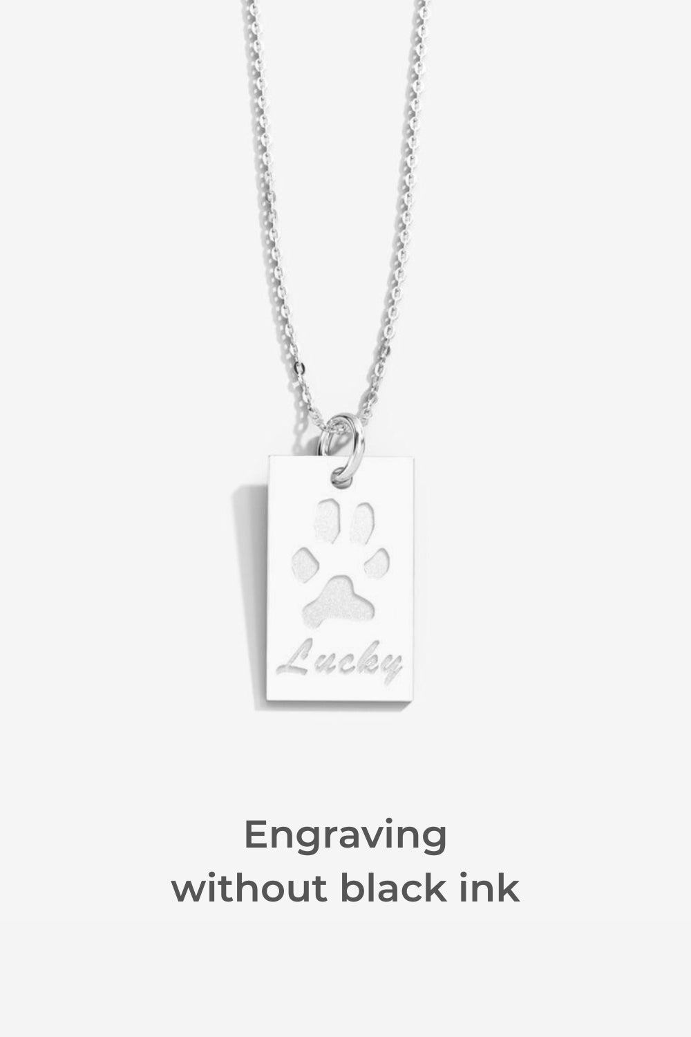 Double-Sided Custom Paw Tag Pendant