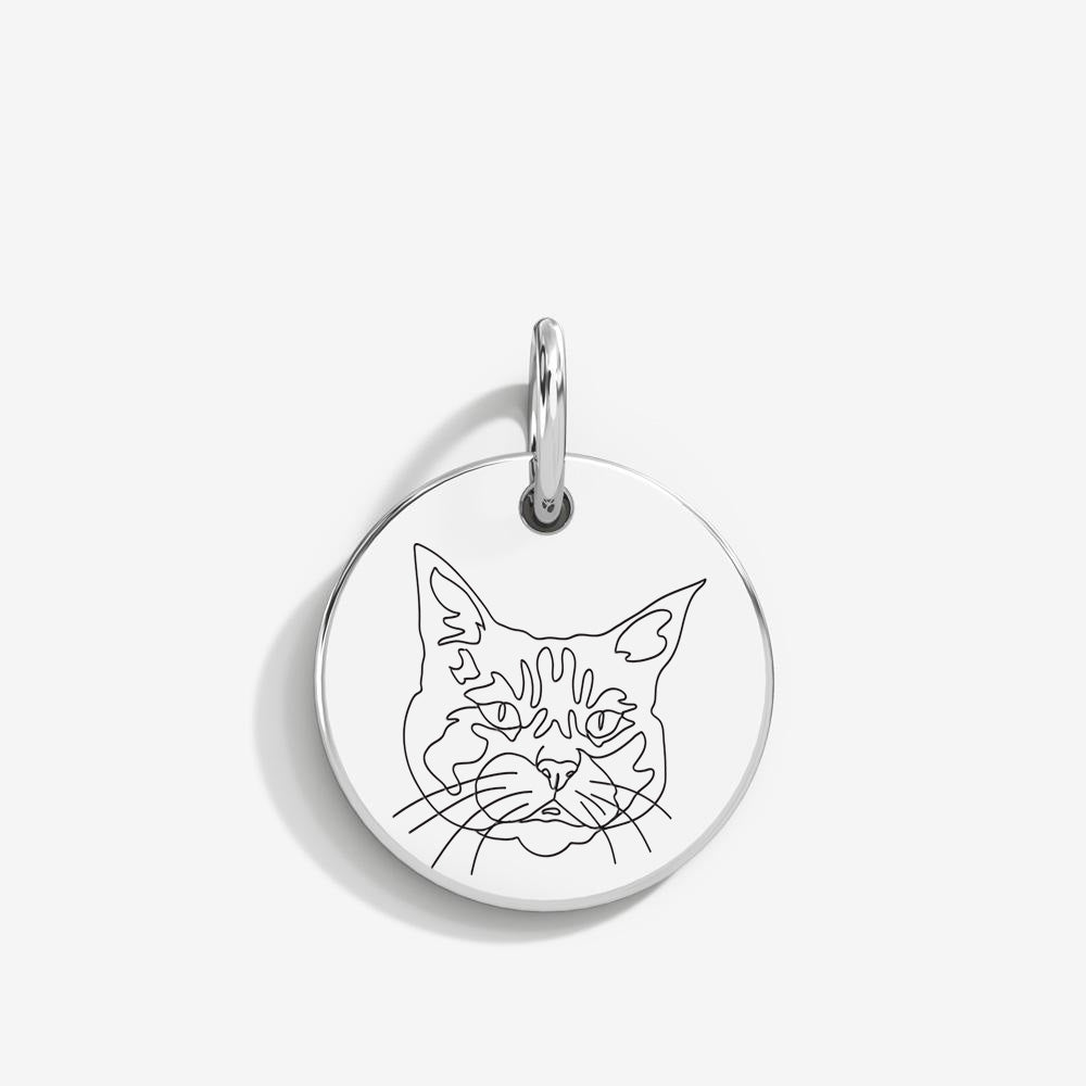 Custom Pet Lineart Pendant