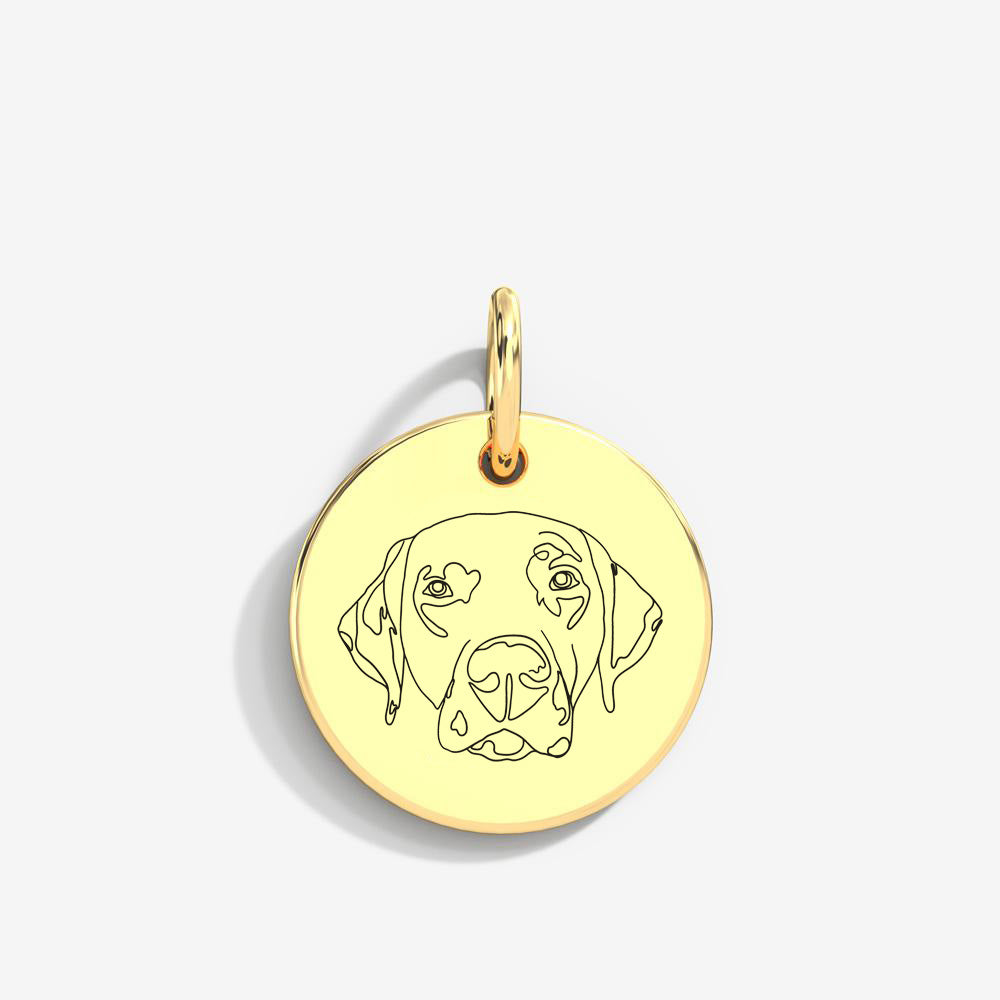 Custom Pet Lineart Pendant