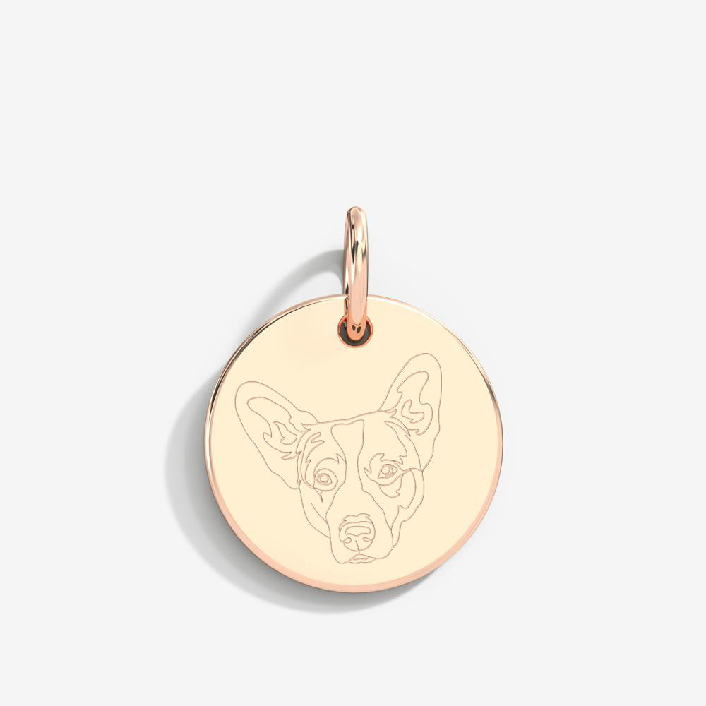 Custom Pet Lineart Pendant