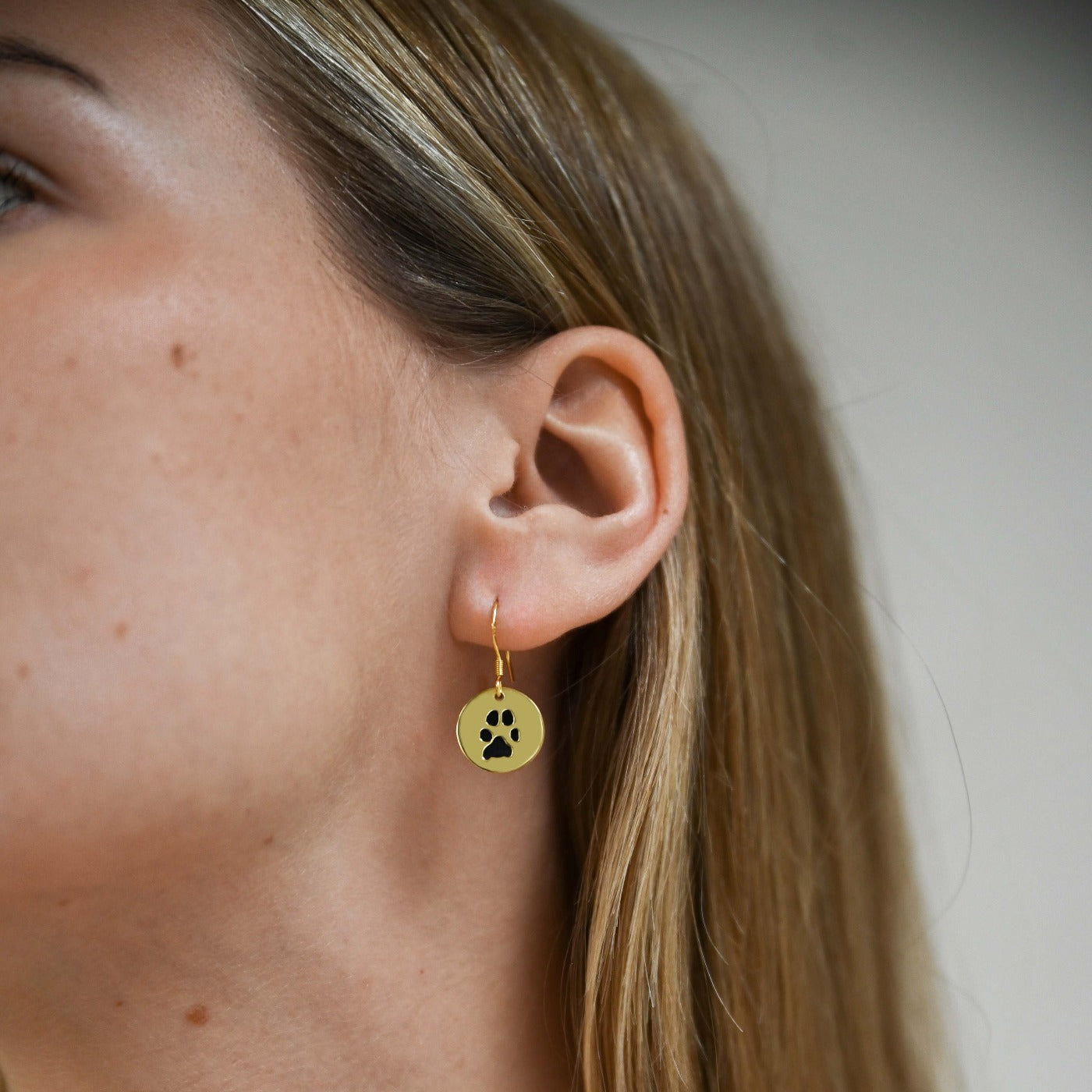 Custom Paw Hanging Earrings