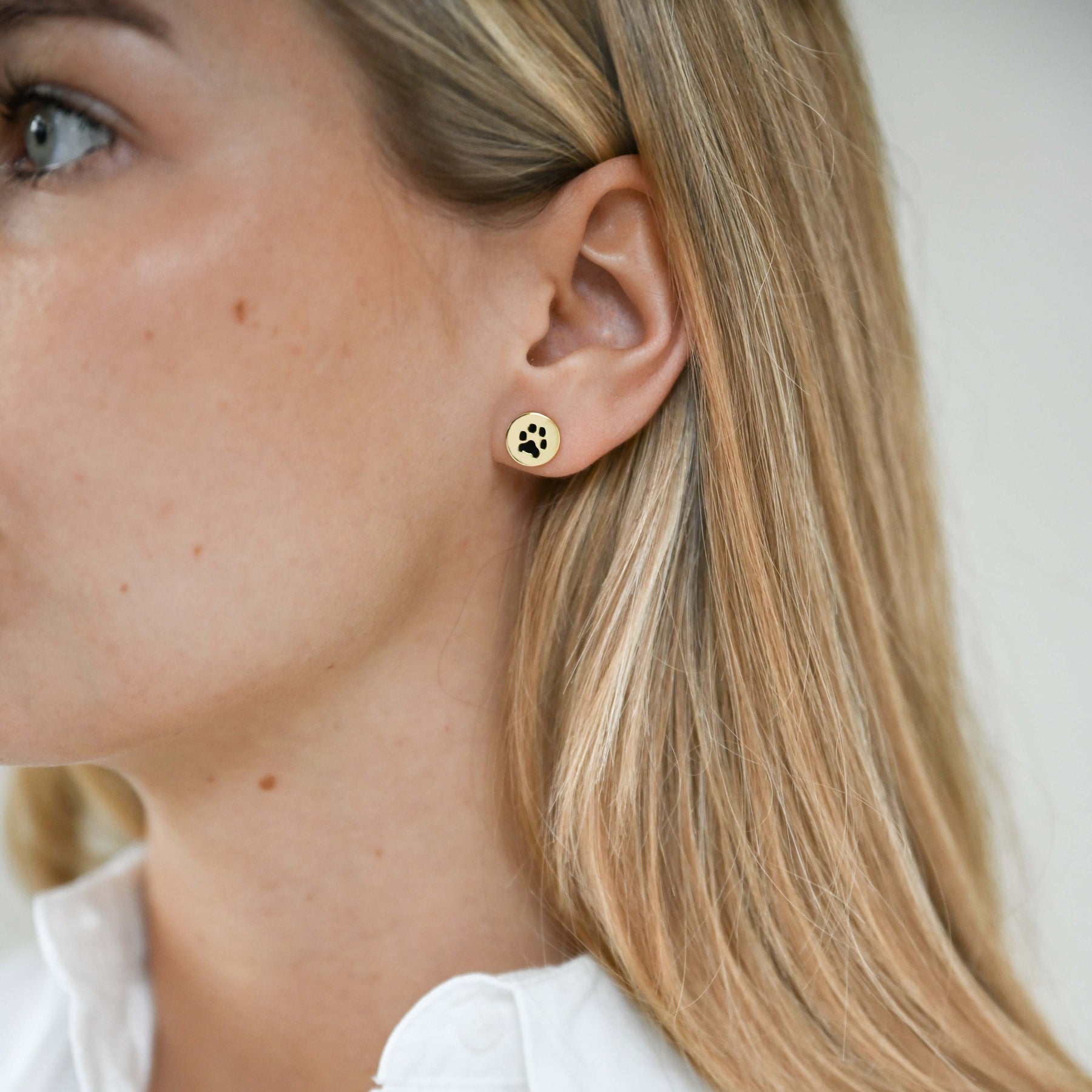 Custom Paw Earrings
