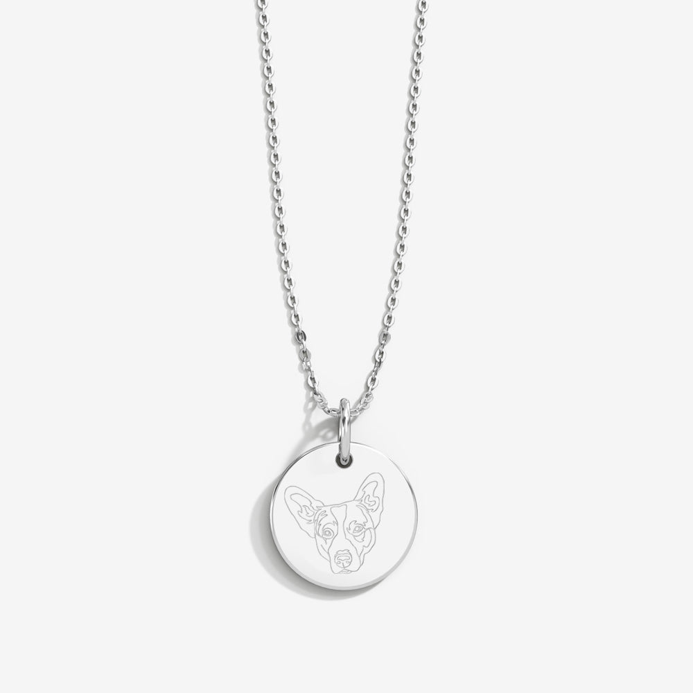 Custom Pet Lineart Necklace