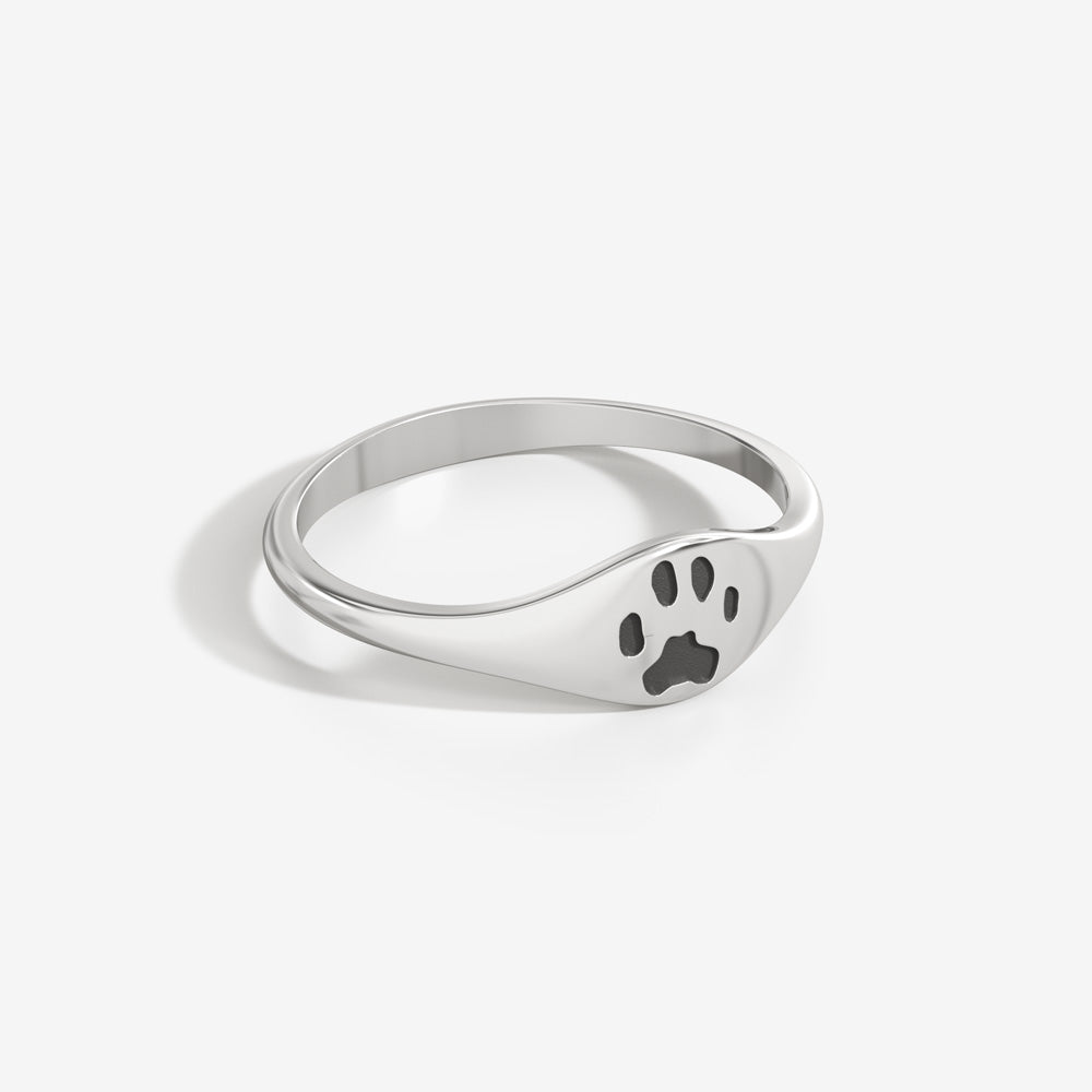 Custom Paw Curve Ring