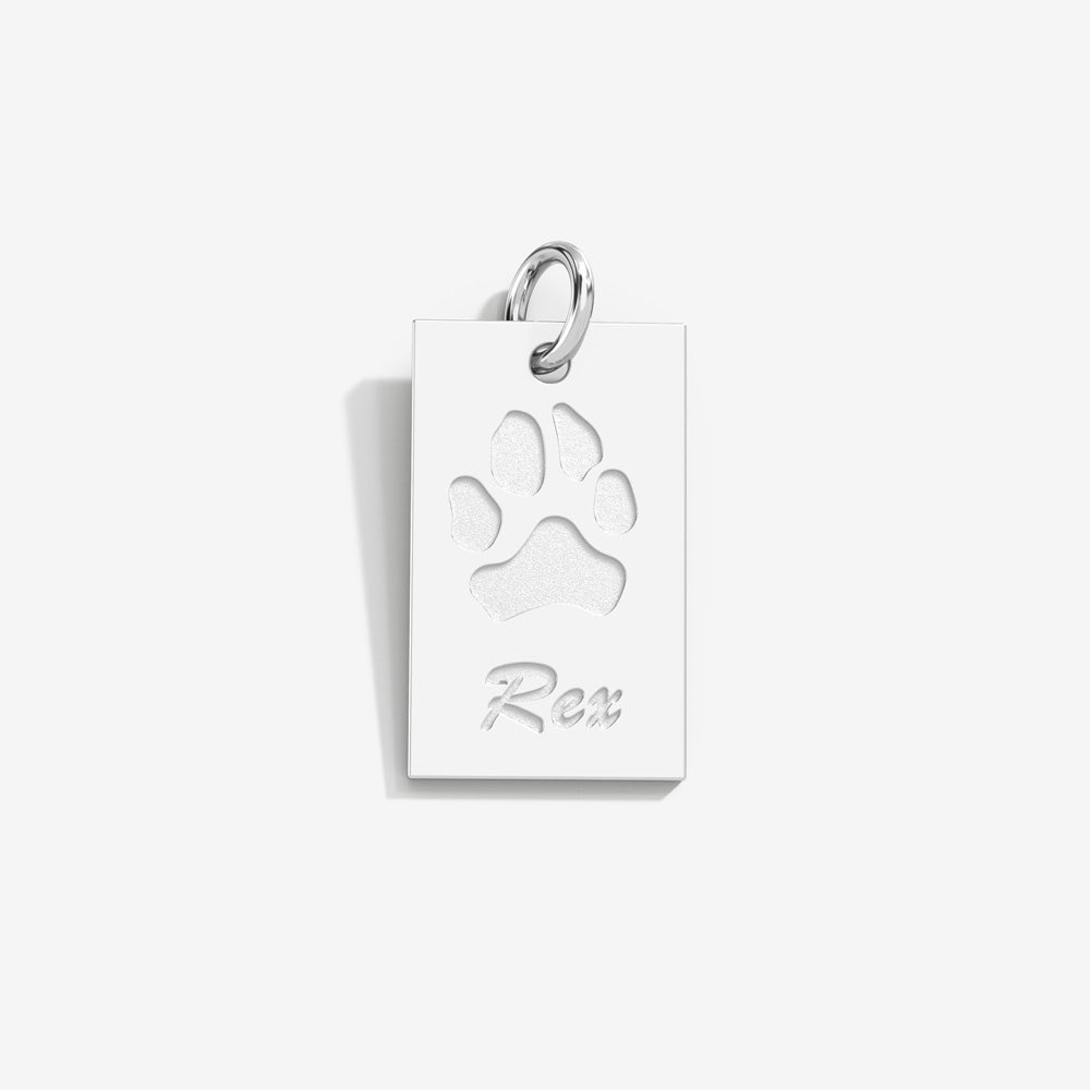 Double-Sided Custom Paw Tag Pendant
