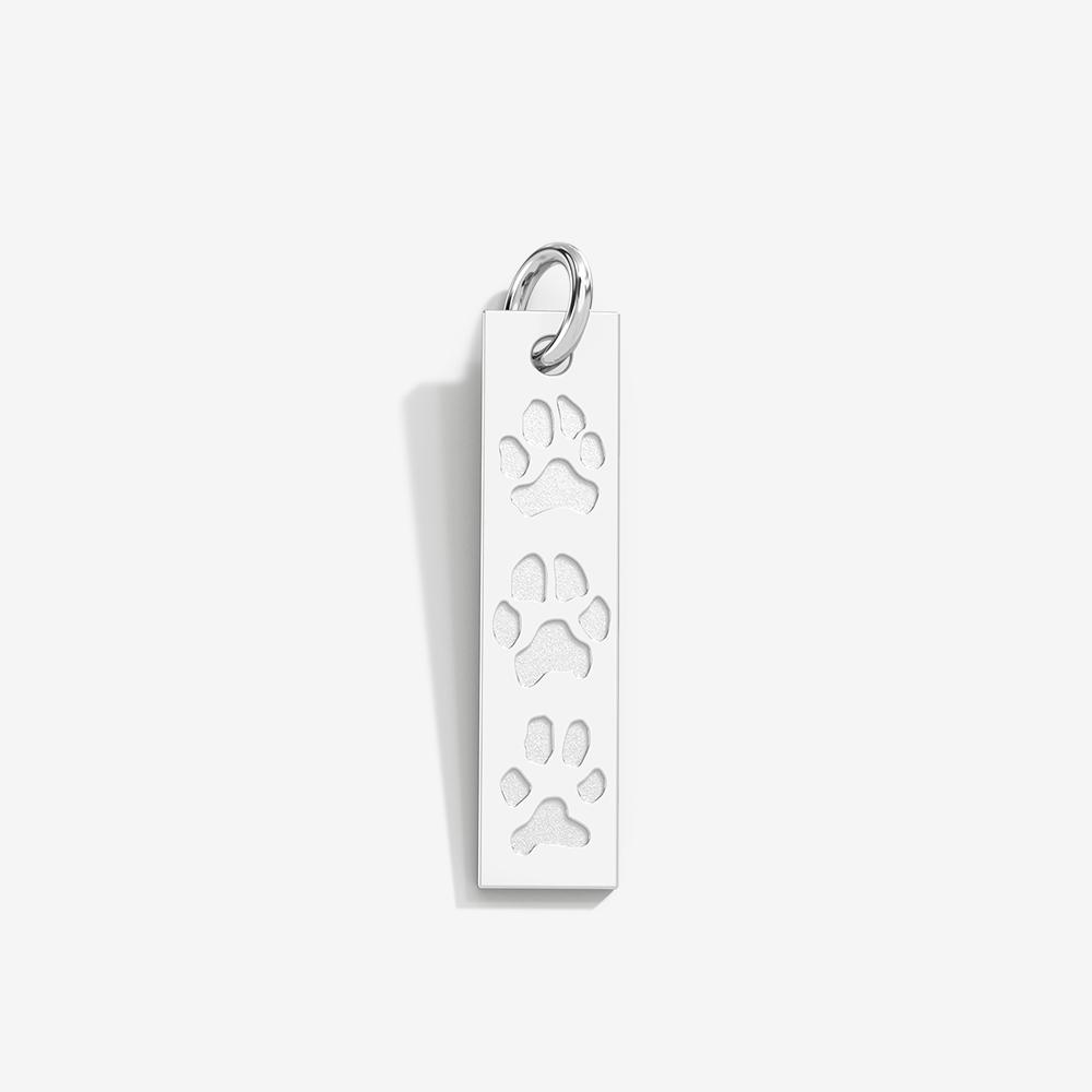 Custom Paw Bar Pendant