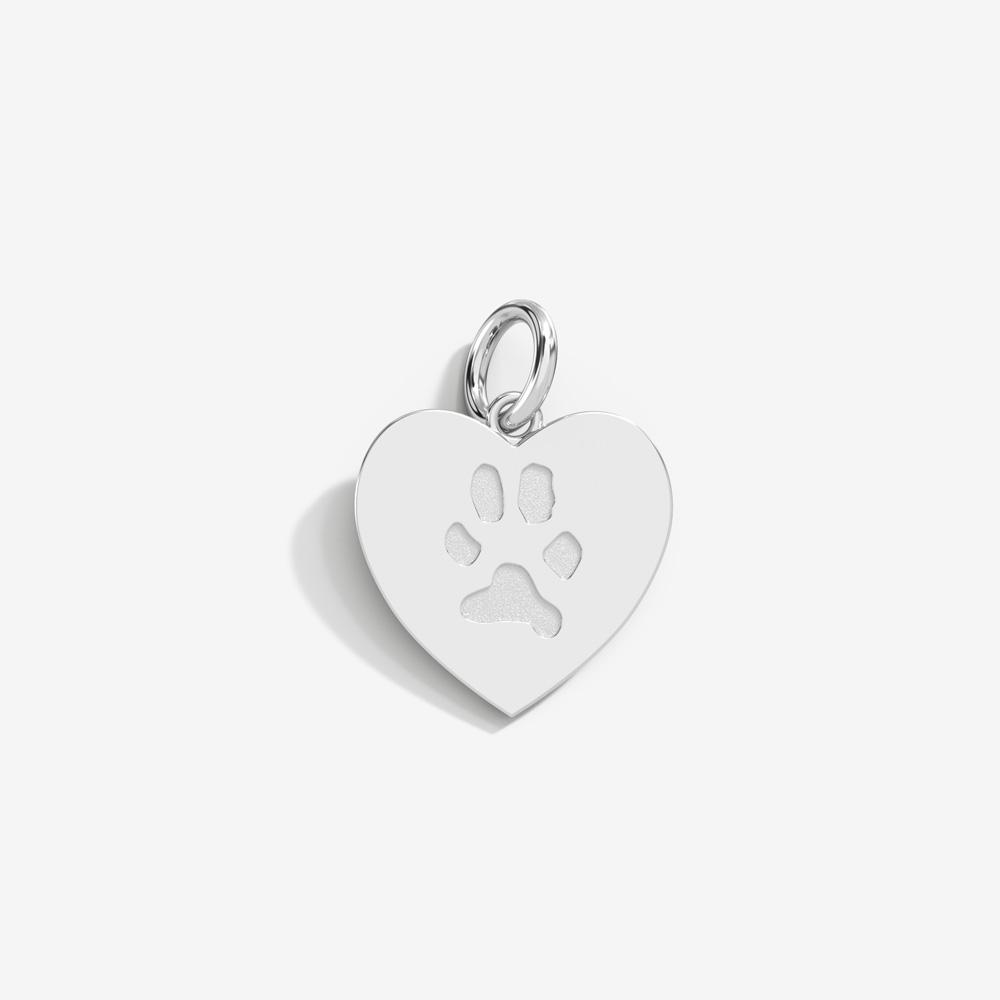 Custom Paw Heart Pendant