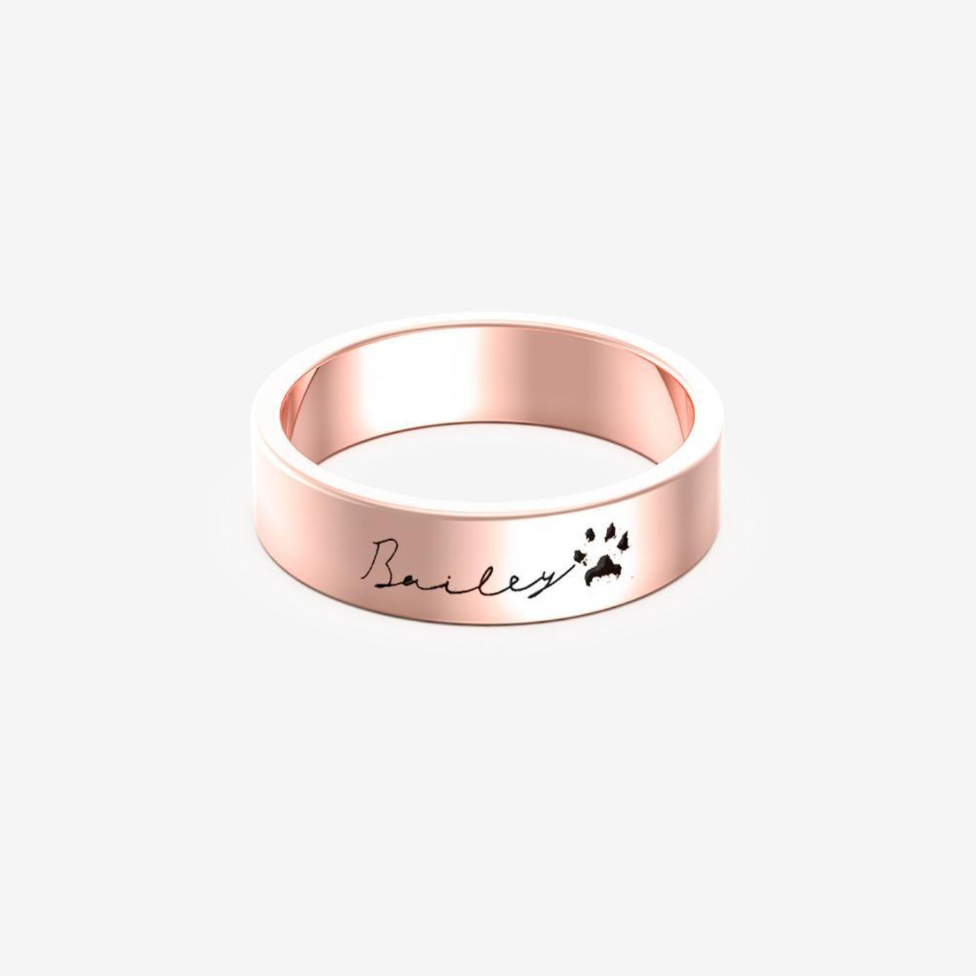 Custom Wide Paw Ring Ring Custom Paw Jewelry 18K Rose Gold Vermeil 3.5 