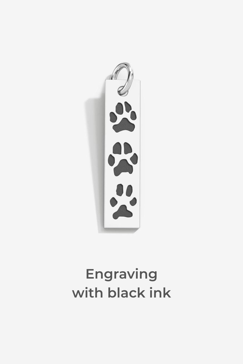 Custom Paw Bar Pendant