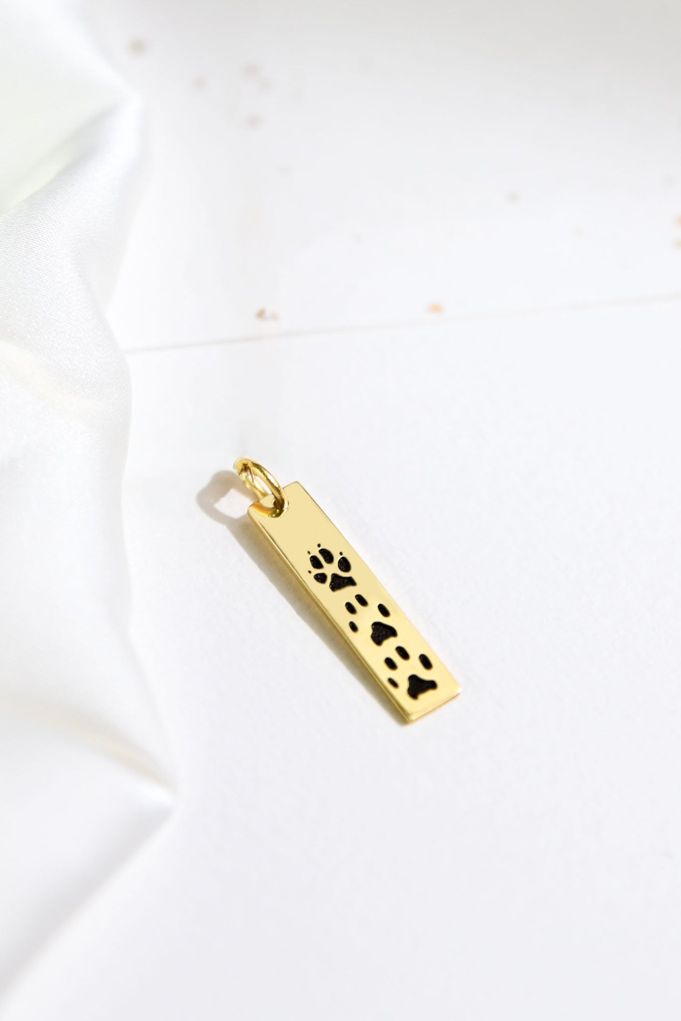 Custom Paw Bar Pendant