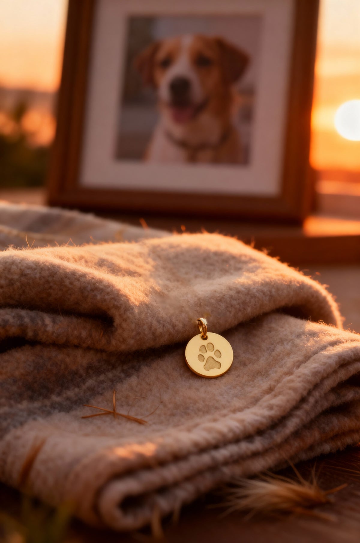 Double-Sided Custom Paw Pendant