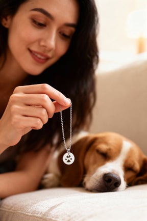 Custom Paw Necklace