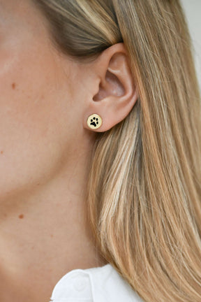 Custom Paw Earrings