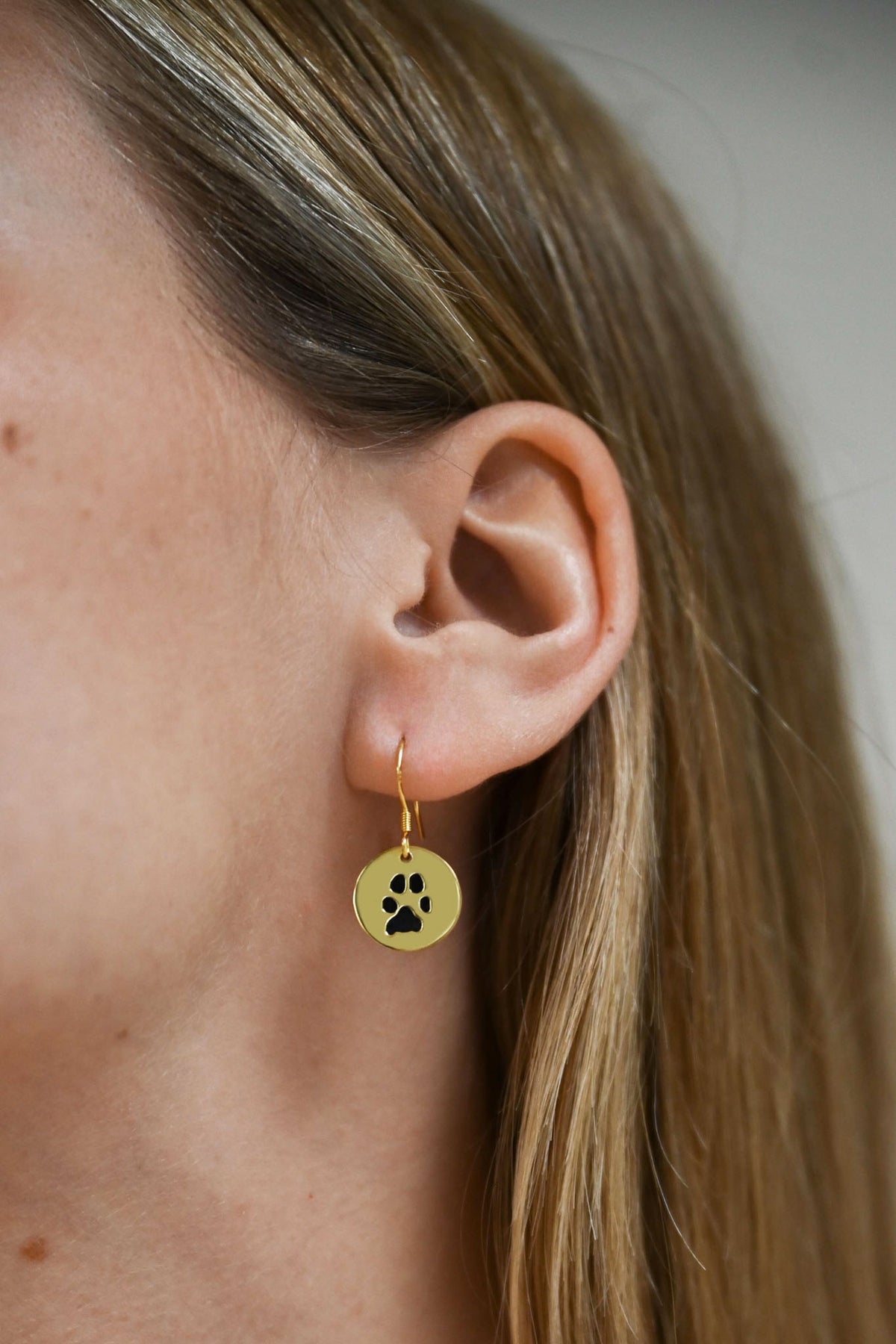 Custom Paw Hanging Earrings
