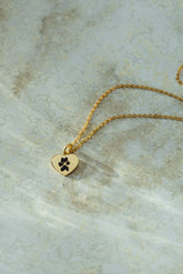 Double-Sided Custom Paw Heart Necklace