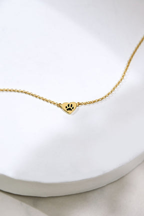 Custom Paw Heart Bracelet