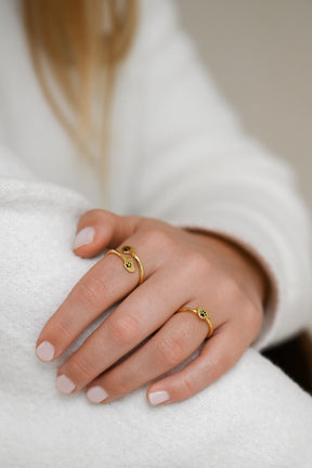 Custom Paw Heart Ring