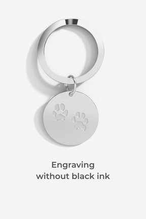 Custom Paw Keychain