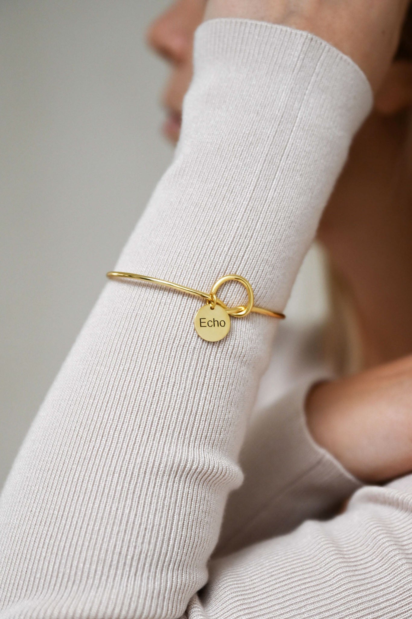 Custom Paw Knot Bracelet