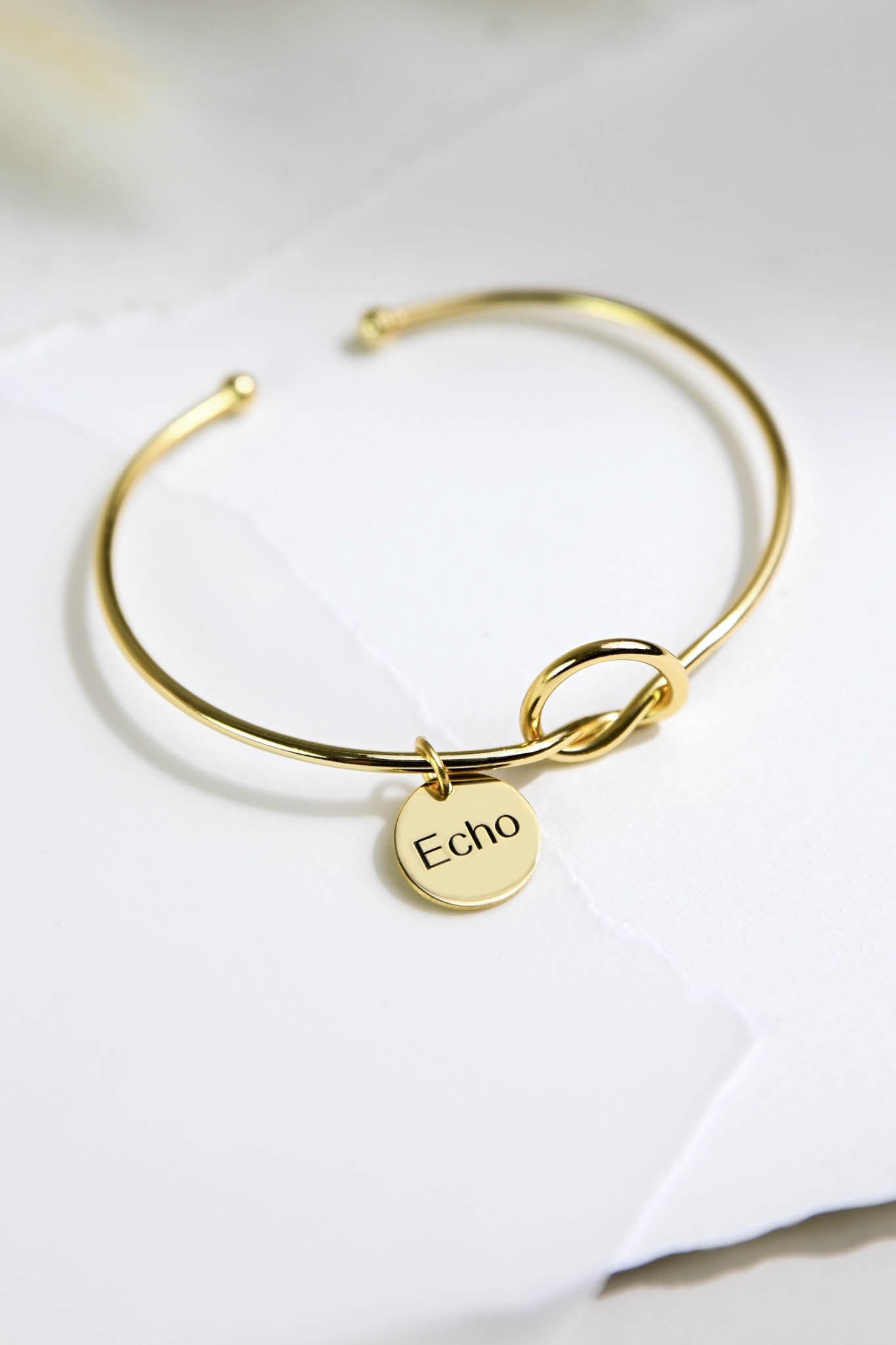 Custom Paw Knot Bracelet