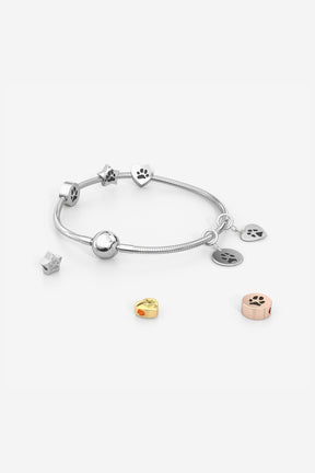 Custom Paw Heart Charm for Pandora