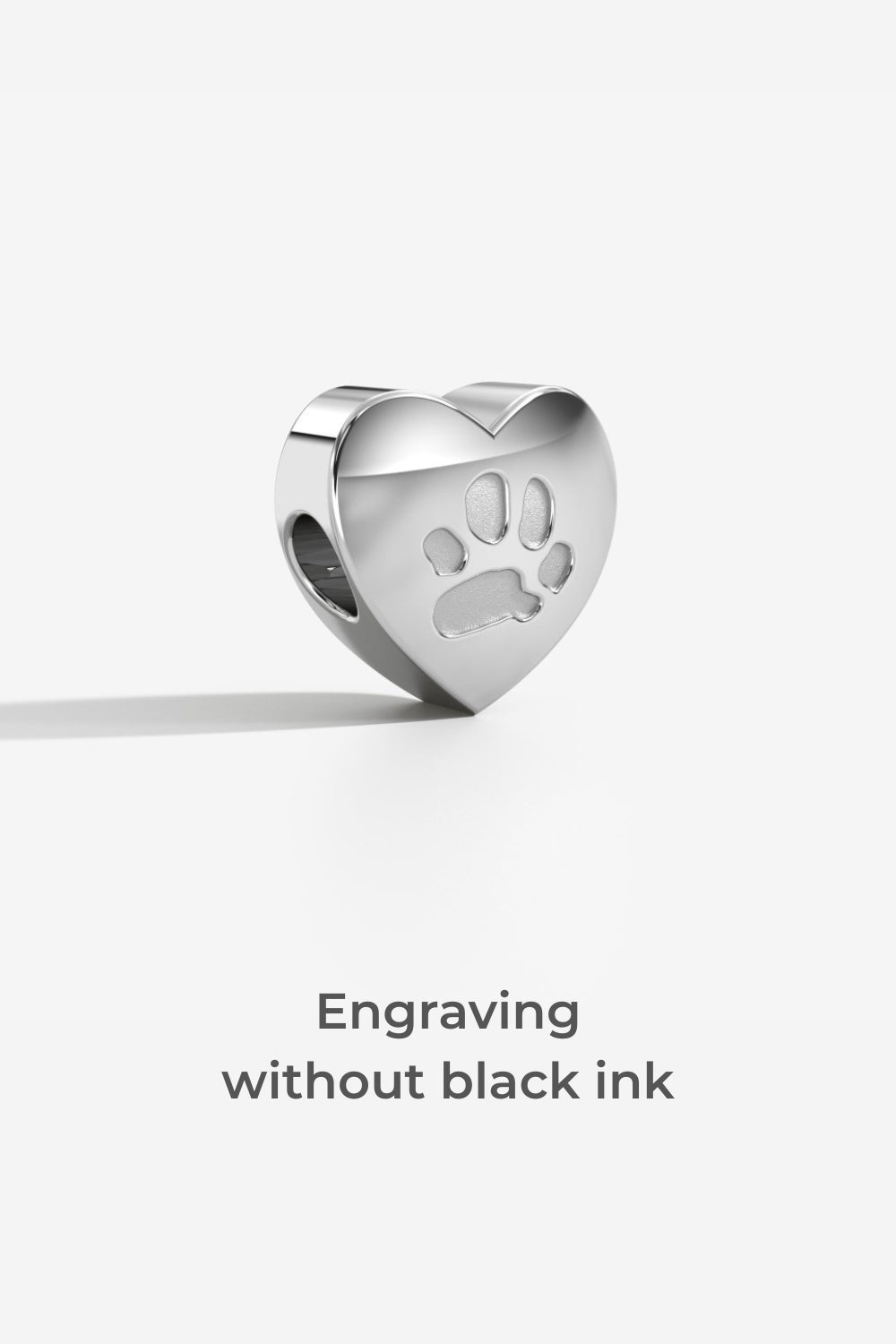 Custom Paw Heart Charm for Pandora