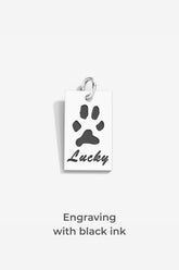Double-Sided Custom Paw Tag Pendant