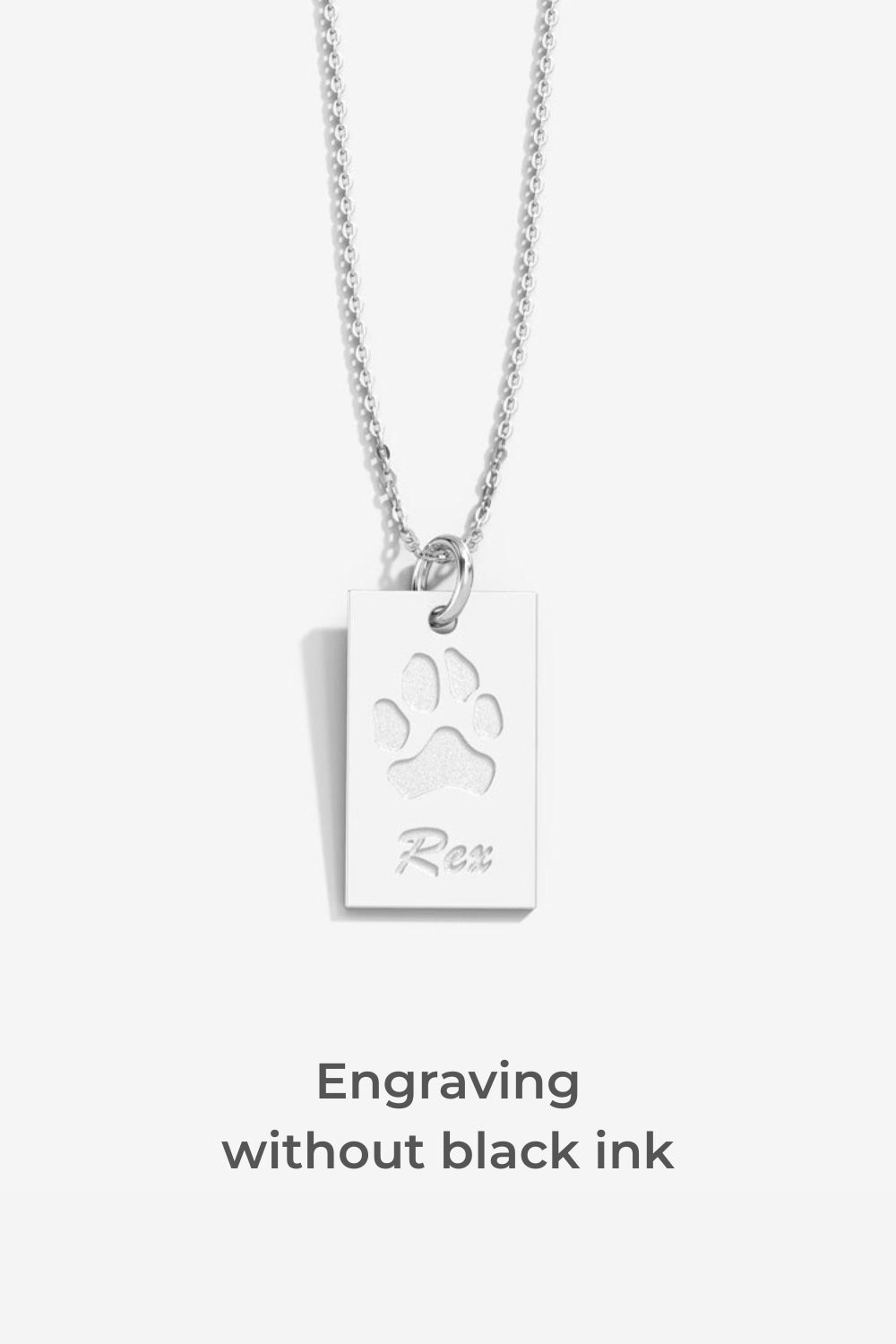 Custom Paw Tag Necklace