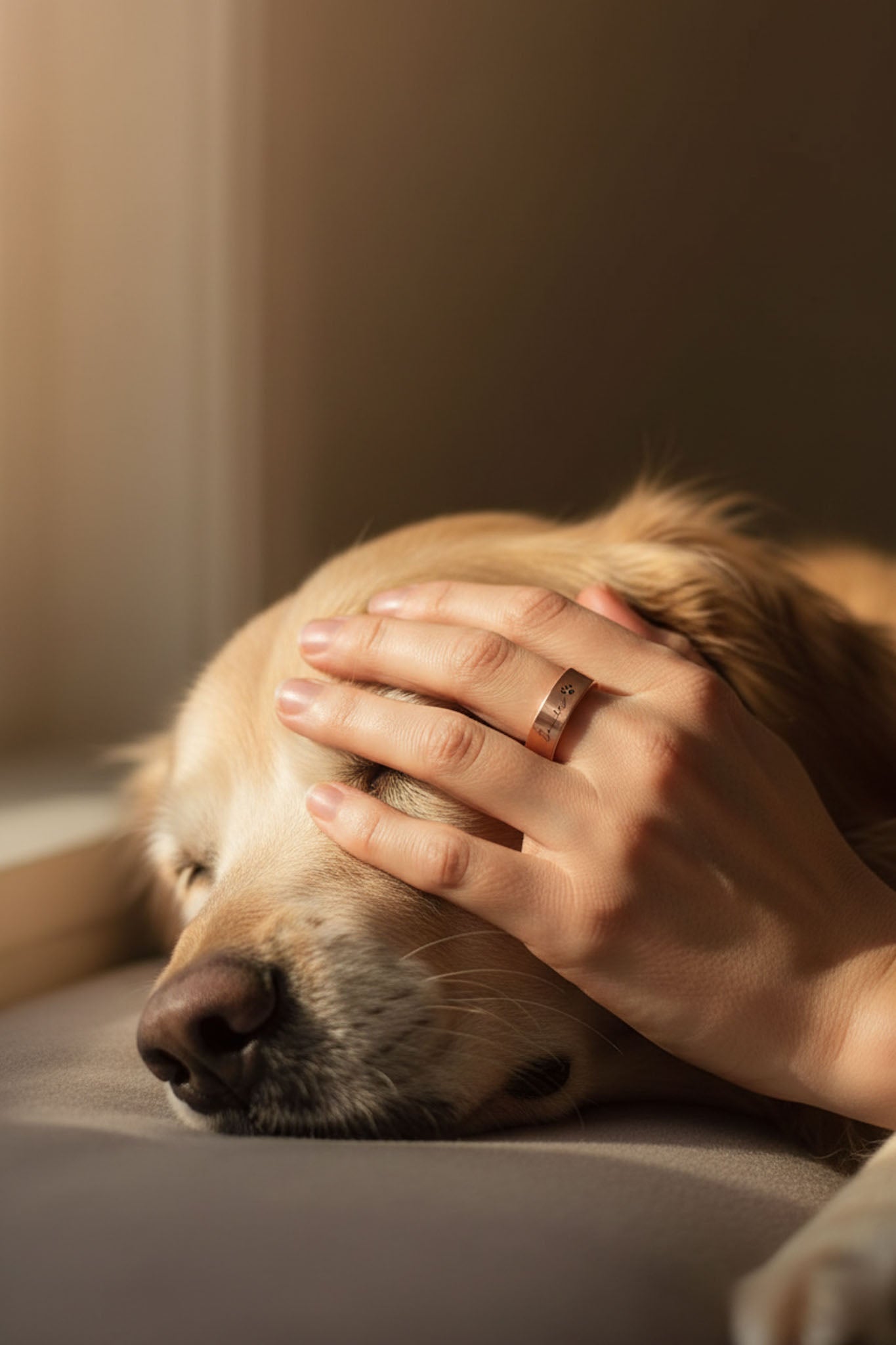 Custom Wide Paw Ring