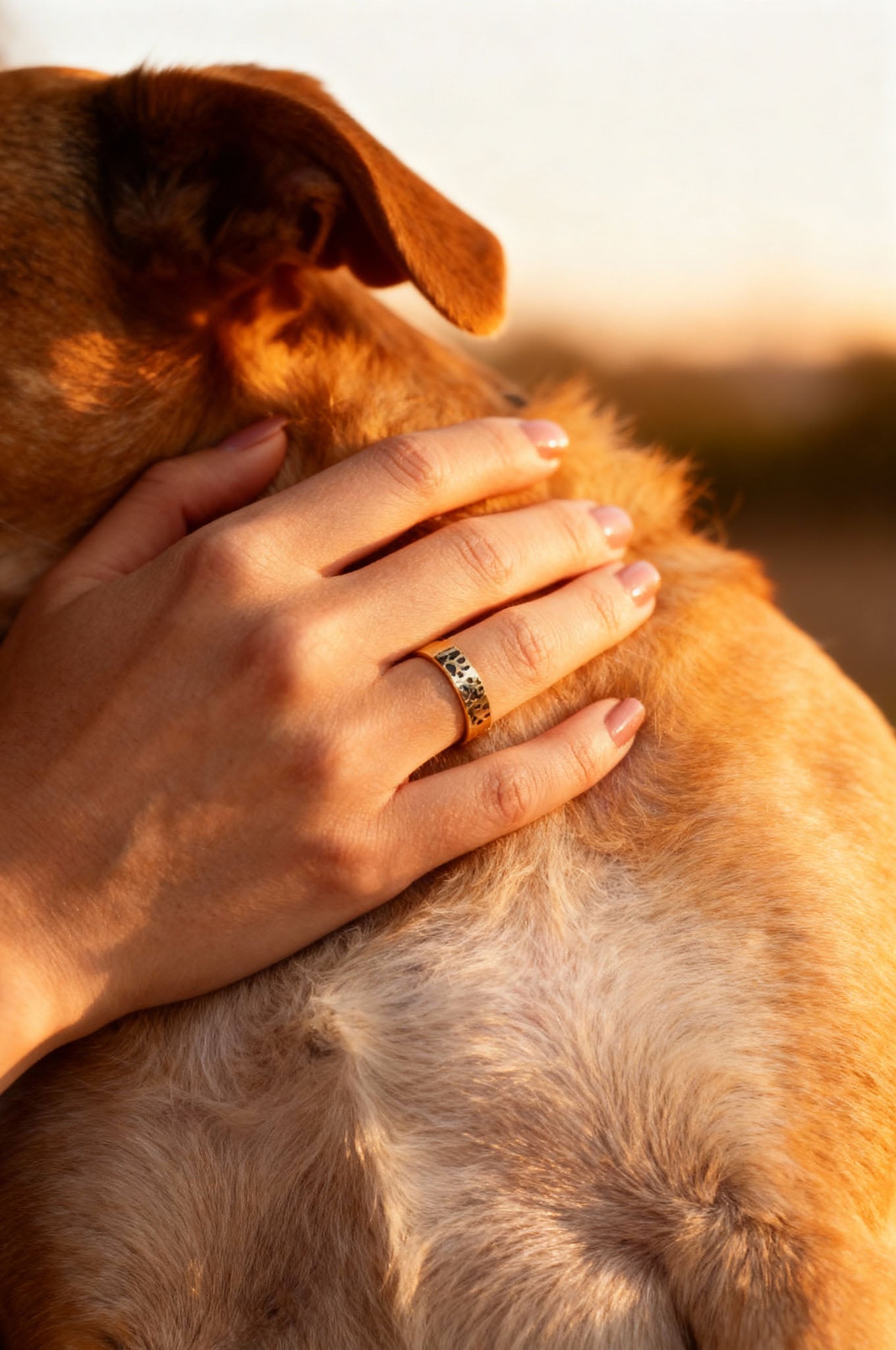 Custom Wide Paw Ring