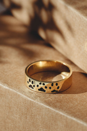 Custom Wide Paw Ring