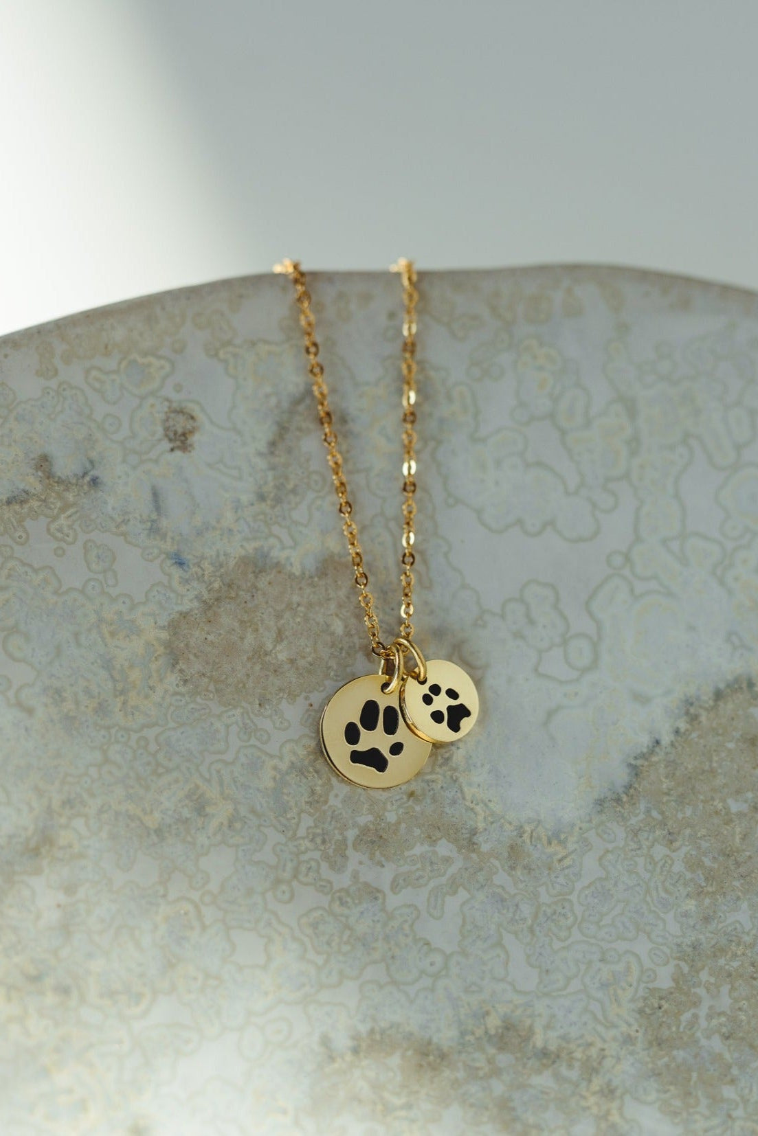 Double-Sided Custom Paw Necklace