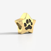Custom Paw Star Charm for Pandora