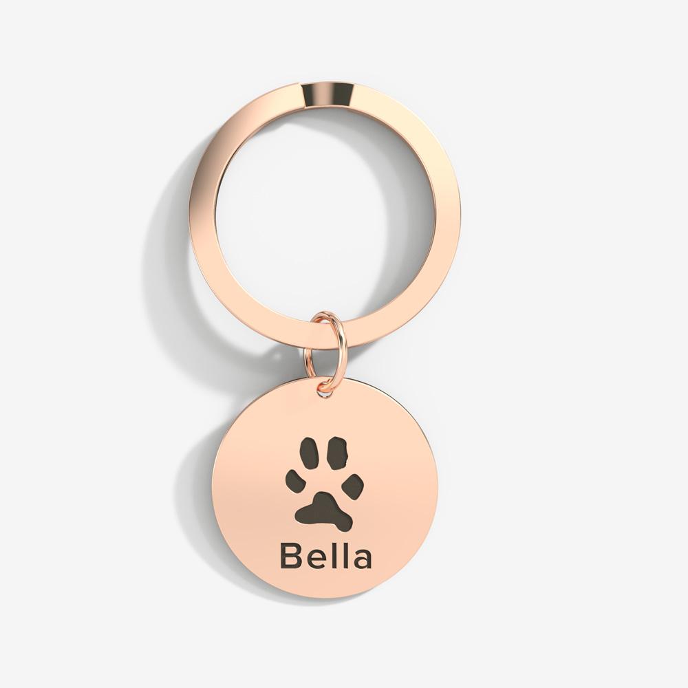 Custom Paw Keychain