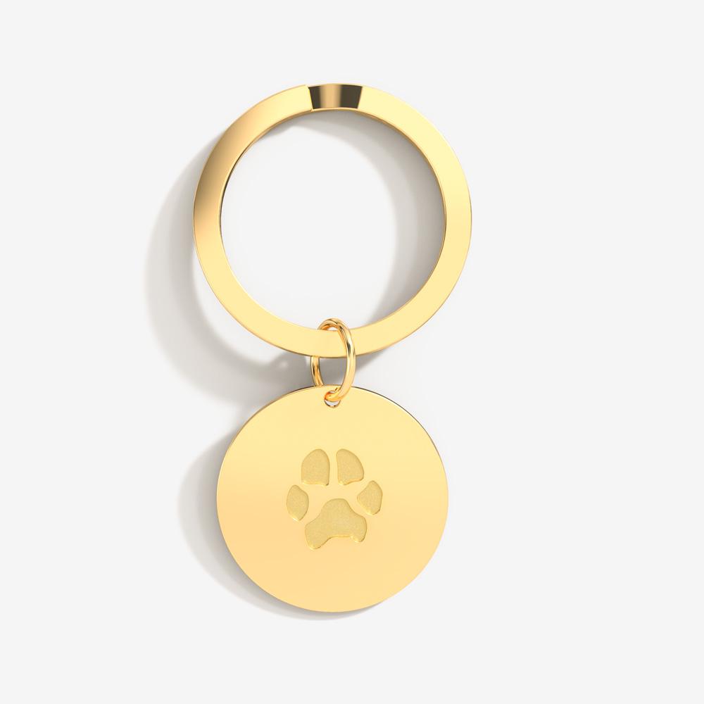 Custom Paw Keychain