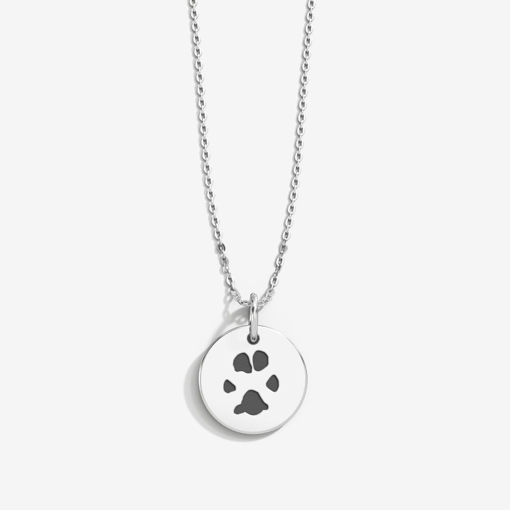 Dog Paw Necklace Pendant Chain Charm For Women`s And Girls and Gifts