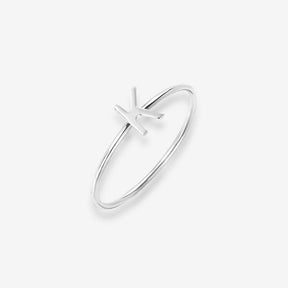 Custom Initial Ring Ring Custom Paw Jewelry Sterling Silver 3.5 